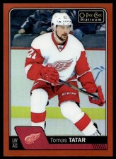 2016-17 O-Pee-Chee Platinum Rainbow Orange Tomas Tatar 02/25 #52