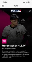 MLB.TV 2026 Season 1-Year Subscription Code fast delivery 