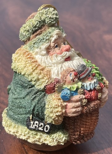 ROMAN 1993 AMERICAN SANTAS THROUGH THE DECADES ROLY POLY ORNAMENT - Picture 6 of 10