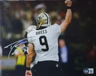 Drew Brees Authentic Signed 8x10 Photo W/ Beckt. COA Saints #9