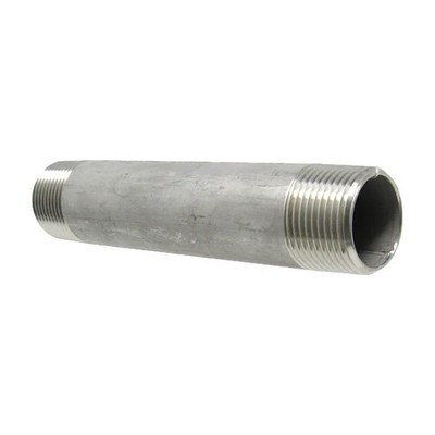 Pipe Nipple 2'' Schedule 40 x 12'' Long, NPT Thread Ends, 316 Stainless Steel