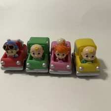 Cocomelon Cars Vehicle JJ Tom Tom Push Along Garbage Ice Cream Fire Truck Bus