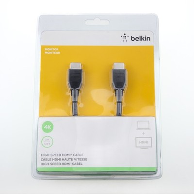 Belkin High Speed HDMI Kabel 4K Ultra HD ARC Ethernet vergoldet Neu 5m