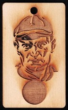 RUBE WADDELL GYPSY OAK Wood Engraving BASEBALL Card TEST SAMPLE PHILADELPHIA A'S