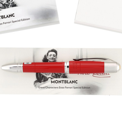 Montblanc Great Characters 2021 Enzo Ferrari Füller 14 Karat Rot ID: 132144 NEU