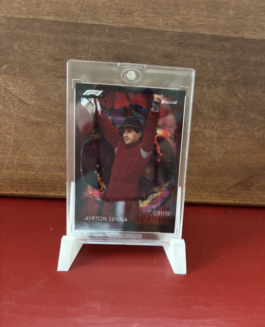 2024 Topps Finest F1 Ayrton Senna #292 Red Refractor #01/10 Formula 1