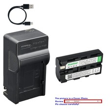 Kastar Battery AC USB-C Charger for FEELWORLD FW279 FW703 FW760 Monitors