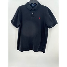 Polo Ralph Lauren Classic Fit Black Short Sleeve Mens Polo Shirt L