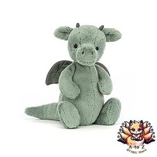 NEU Jellycat Bashful Dragon Stofftier Medium 12 Zoll - mythisches Plüschtier