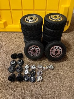 tamiya 1/14 semi tractor truck aluminum wheels