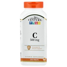 Vitamin C, 500 mg, 250 Tablets