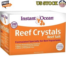 Reef Crystal Salt Mix Coral Growth in 200 gal Aquariums Metal Detox  Vitamins