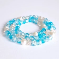 Ocean style necklace and bracelet