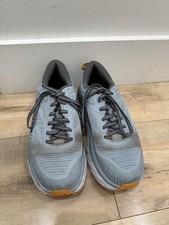 Hoka One One Bondi 7 Shoes Mens Size 8 Gray Mesh Max Cushion Running Sneakers