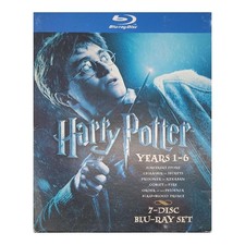 Harry Potter Years 1-6  2009 7-Disc Blu-ray Set