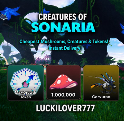 Creatures Of Sonaria - Mush, Creatures & Tokens , Cheapest, Instant Delivery!