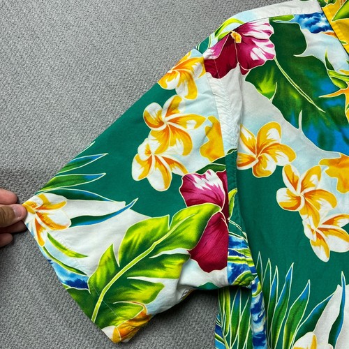 Polo Ralph Lauren Caldwell Shirt Mens L Viscose Vibrant Tropical Bloom Hawaiian - Picture 8 of 14