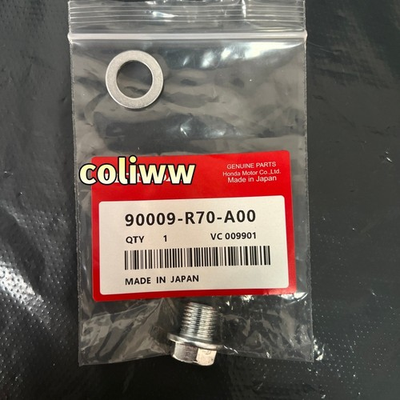 #ad NEW 90009 R70 A00 For Honda Acura Engine Oil Pan Drain Bolt Plug with Washer USA $4.99