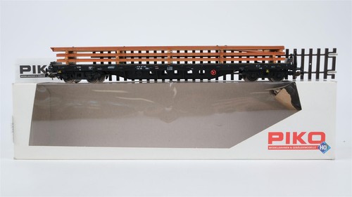Piko H0 72096 Flachwagen mit Schienen Thyssen geladen DB | Condition: Gebraucht