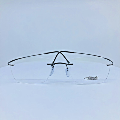 New Silhouette Rimless Eyeglasses Titan Minimal Art TMA Must 5515 C. 6560 54mm