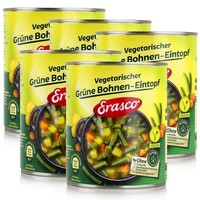 Erasco Vegetarischer GrüNe Bohnen-Eintopf 800G Fertigessen (5Er Pack)