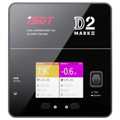 ISDT D2MK2 D-2 MARK2 Multifunction Model Charger 12A LiPo, LiI