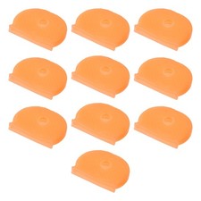 10 Pcs Key Cover, Silicone Key Cap Identifier Protector (Orange, 0.79 Inch)