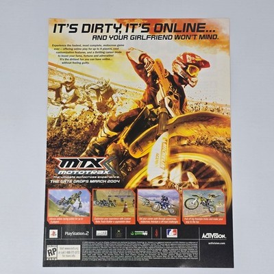 MTX Mototrax PlayStation 2 PS2 Xbox Girlfriend Print Ad/Poster Promo Art