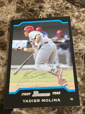 YADIER MOLINA 2004 Bowman #301 Cardinals Rookie 1st - D