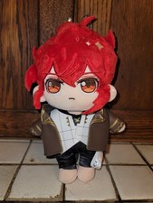 9 inch Genshin Impact Diluc Plush Dress up Doll Stuffed Cosplay toy. Uoozii