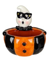 Vintage Halloween Geist SüßIgkeiten Schale Aus Keramik