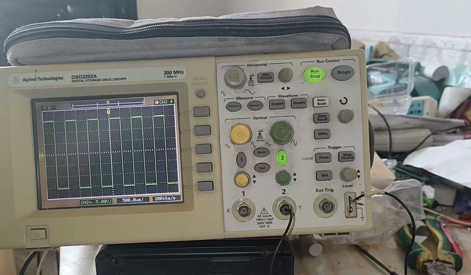 AGILENT (HP) DSO3202A 200 MHz 2 CHANNEL DIGITAL OSCILLOSCOPE Free shipping - Image 3 of 4