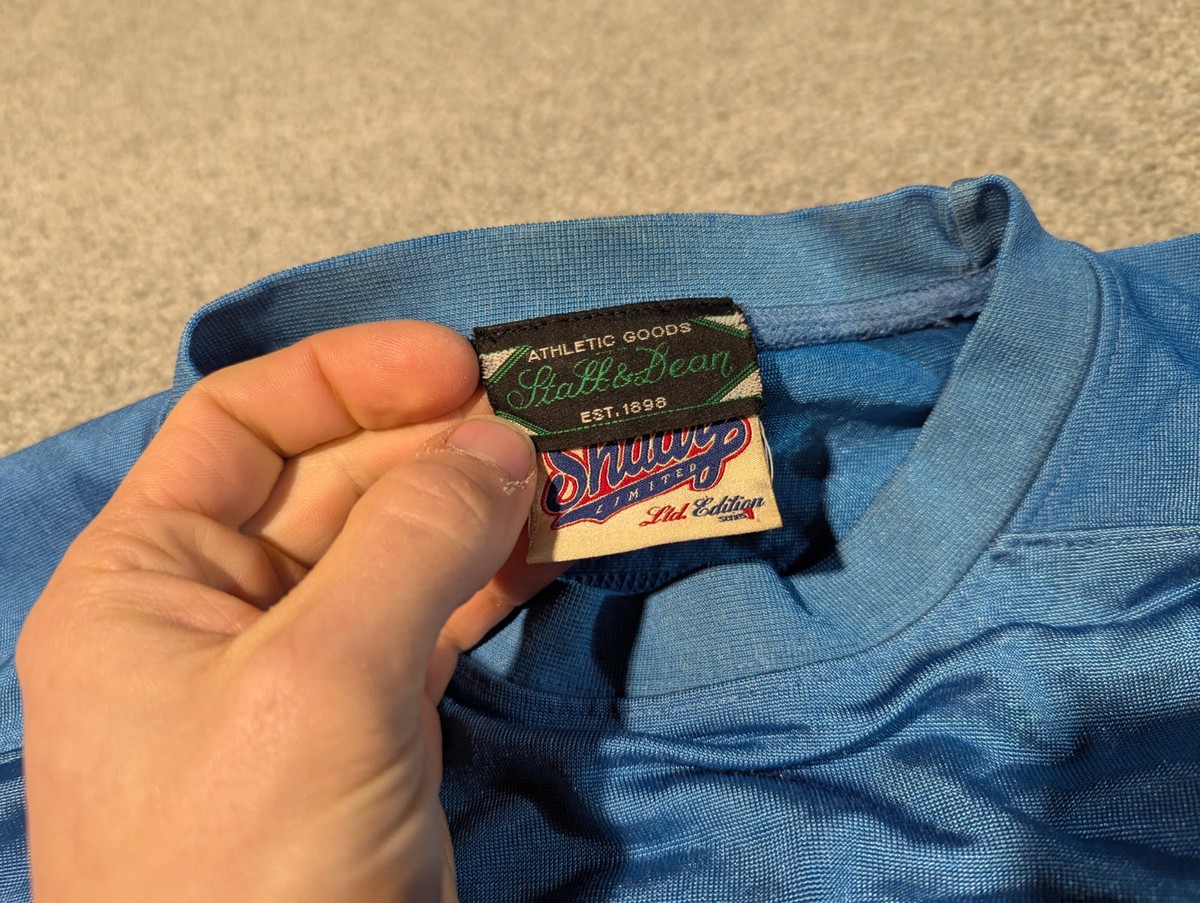 Shady Limited Jersey Mens 4XL Blue Football Long Sleeve Eminem