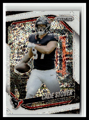 2025 Panini Prizm #101 Cade Stover White Sparkle