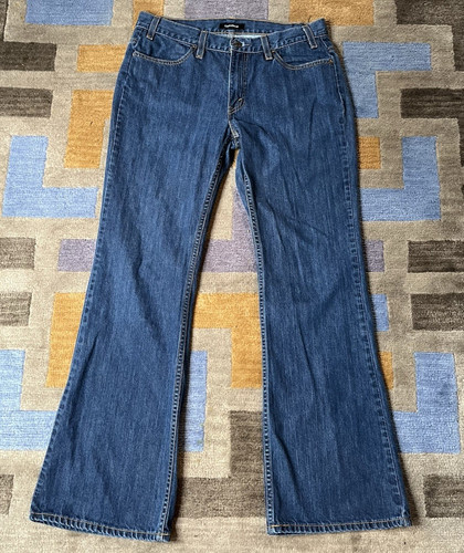 Levi's 1970 Flare Women's Jeans 31x32 (Waist 33) Retro Blue Mid Rise 100% Cotton