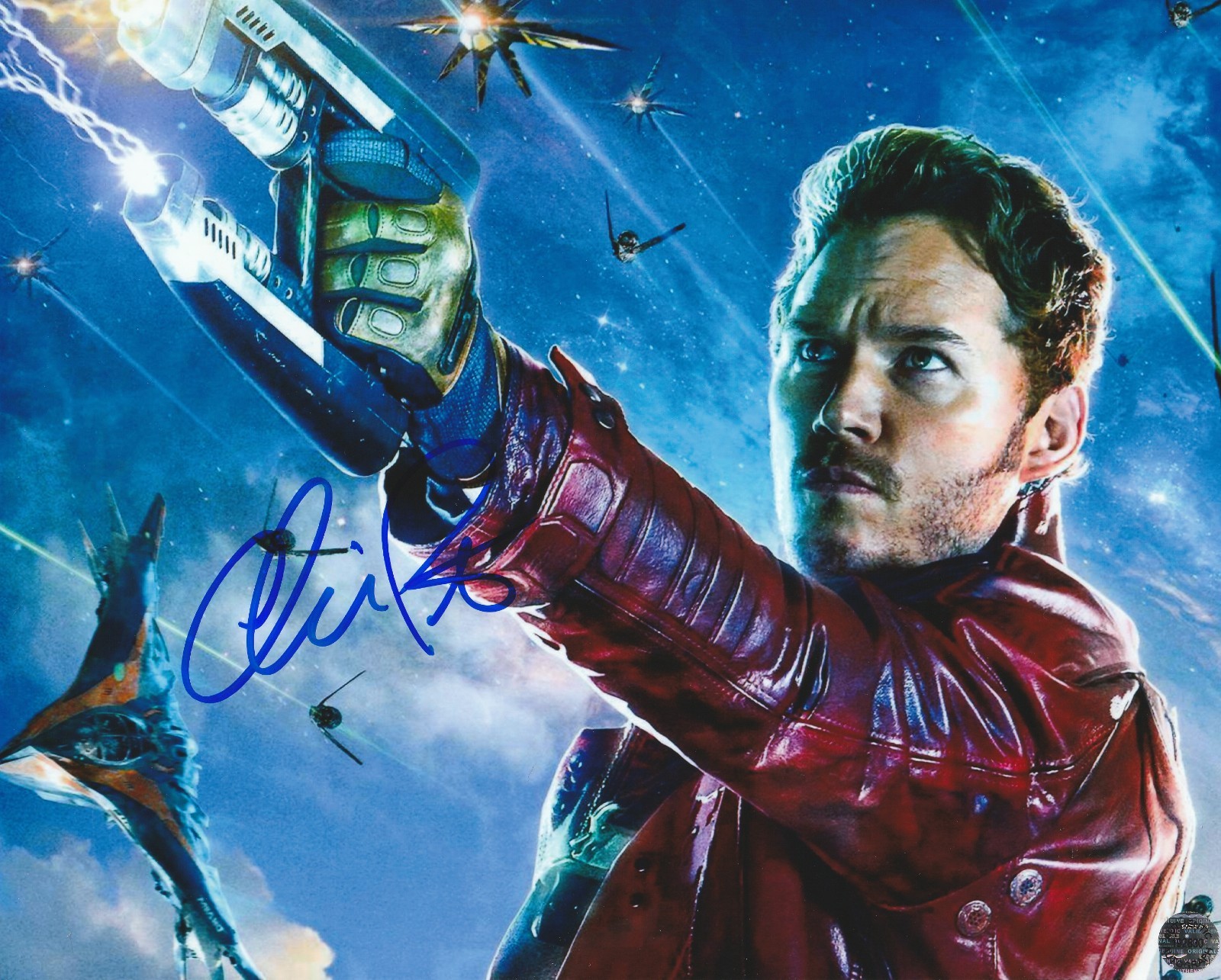 Chris Pratt Autographed Signed Guardians of the Galaxy 8x10 Photo COA/Hologram