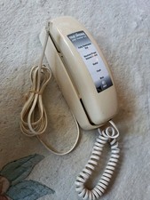 AT T 210 Slimline Corded Phone BEIGE Great Condition
