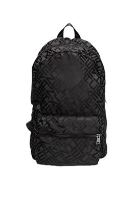 M000963AF13926 ARMANI EXCHANGE MEN'S MALIBU BACKPACK ALLOVER BIG LOGO - BLACK