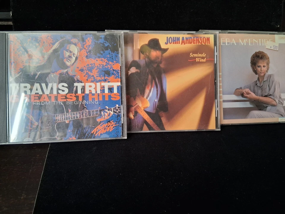 10 Country CD's, REBA,John Anderson,Freddy Fender,Ralph Stanley... Foto 3 de 4