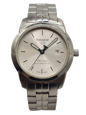 Tissot PR 100 Automatic Damen Uhr - 28mm Swiss Made - SIlberfarben - Bild 1 von 4