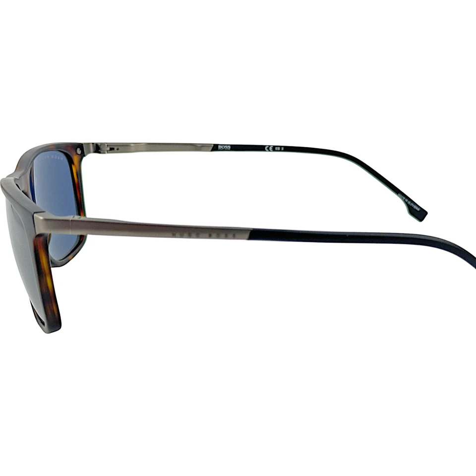 Gafas de sol Hugo Boss 1249S de plástico para hombre 0N9PKU mate Habana con lentes grises 56-16 Foto 3 de 4