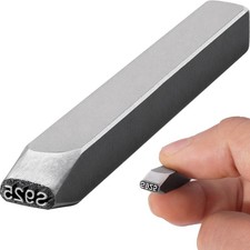 S925 Metal Punch Stamp, Key Stamping Kit, Carbon SteelMetal Stamping Tools fo...
