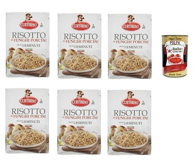 Curtiriso Risotto Funghi Porcini, Risotto Mit Porcini -Pilze 6x175g+Polpa 400g