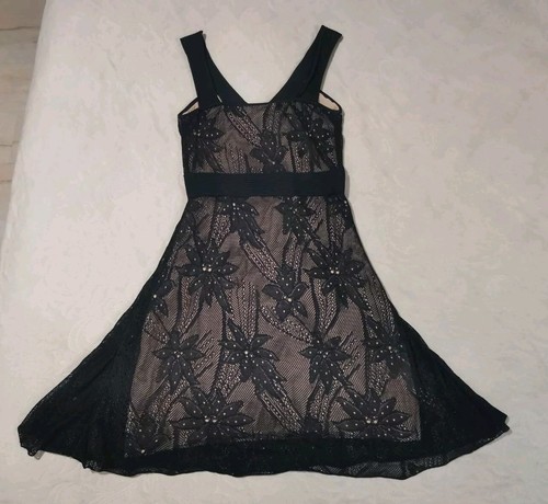 AUTH Christian Dior John Galliano ERA black silk dress 40 it / 36 fr - Picture 13 of 19