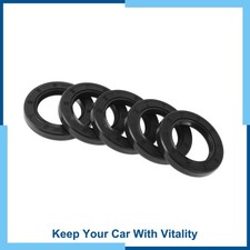 Rotary Shaft Seal Oil Seal Nitrile 70 Durometer Rubber 30x47x7mm Black Pack of 5