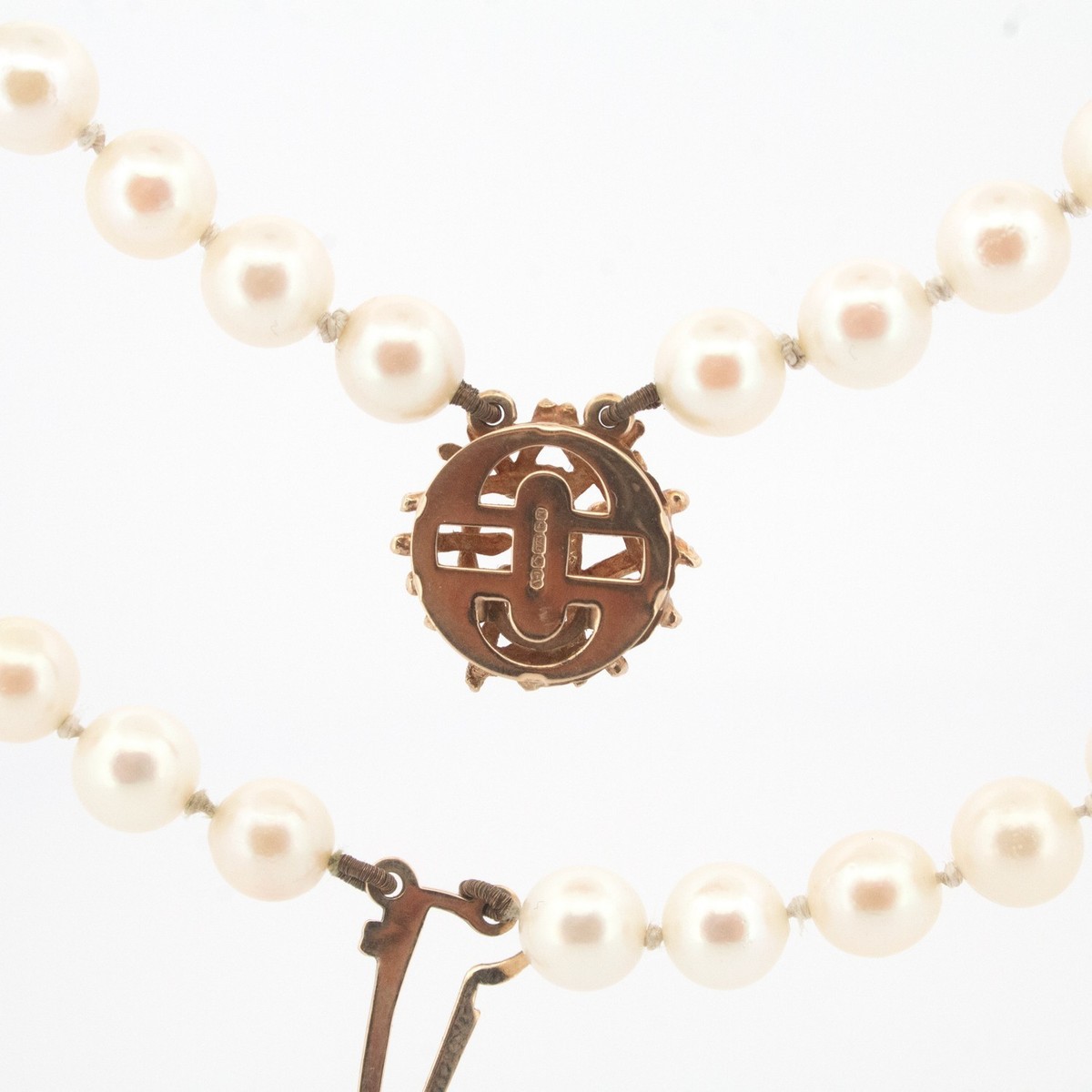 Rare 1960s Mikimoto Twin pearl necklace | eBay