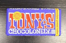 Tony’s Chocolonely Dark Chocolate Pretzel Toffee Bar 6.35 Oz Exp 08/20/25