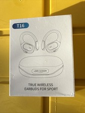 T16 True Wireless Earbuds Bluetooth 5.0 with Charging Case - Sealed New