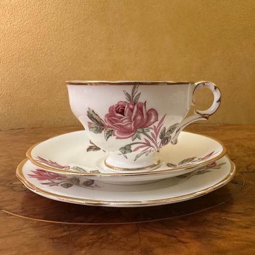 Vintage Adderley Lawley Tea Cup Trio Set