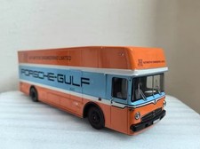 Schuco 1968 Mercedes Benz O317 Porsche race transporter 1:43 scale